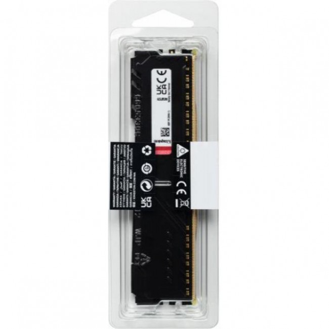 Оперативная память Kingston FURY 8 GB DDR4 3600 MHz Beast Black (KF436C17BB/8)