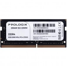 Prologix 8 GB SO-DIMM DDR4 2666 MHz (PRO8GB2666D4S)