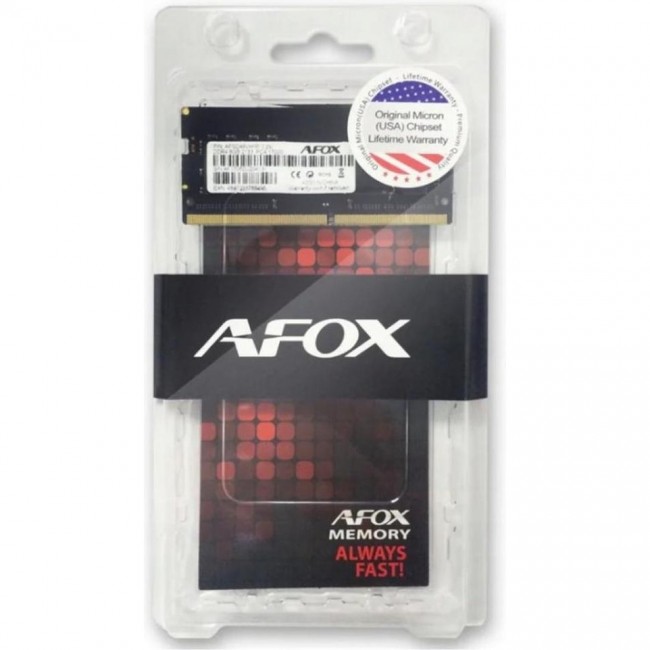 DDR4 AFOX 8 GB SO-DIMM DDR4 3200 MHz (AFSD48PH1P)
