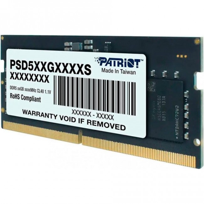 PATRIOT 8 GB SO-DIMM DDR5 4800 MHz (PSD58G480041S)