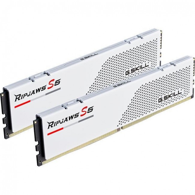 Оперативная память G.Skill 96 GB (2x48GB) DDR5 5200 MHz Ripjaws S5 Matte White (F5-5200J4040A48GX2-RS5W)