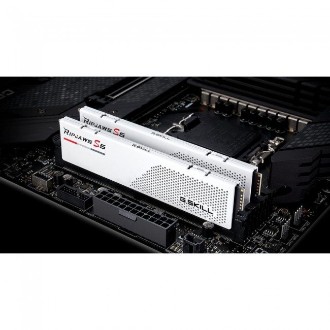 Оперативная память G.Skill 96 GB (2x48GB) DDR5 5200 MHz Ripjaws S5 Matte White (F5-5200J4040A48GX2-RS5W)