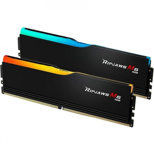 Оперативная память G.Skill 96 GB (2x48GB) DDR5 6400 MHz Ripjaws M5 RGB Black (F5-6400J3239F48GX2-RM5RK)