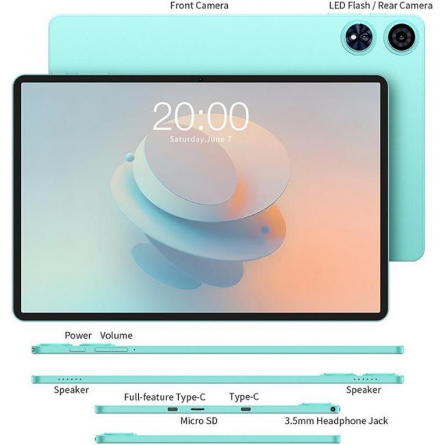 Teclast P50AI 6/128GB WiFi Guava Teal (6940709687147)