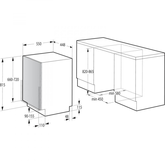 Посудомоечная машина Gorenje GV520E10S