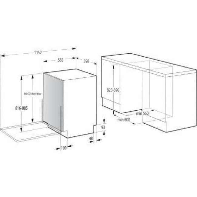 Посудомоечная машина Gorenje GV643E90