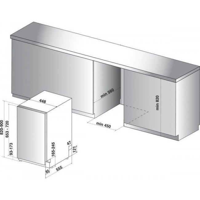 Посудомоечная машина Hotpoint-Ariston HSIC 3M19 C