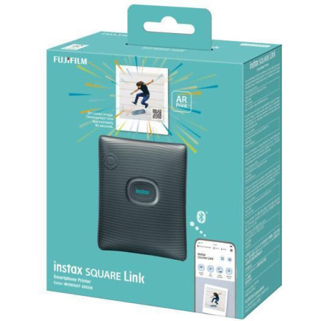 Мобильный принтер Fujifilm Instax SQ Link Green (16785482)