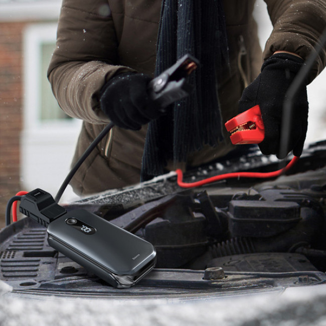 Пусковое устройство для автомобиля Baseus Super Energy Pro Car Jump Starter 12000 mAh (CRJS03-01) Black