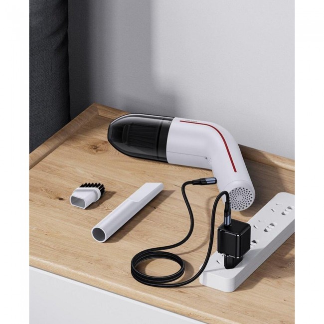 USAMS US-ZB253 Mini Handheld Vacuum Cleaner LEJ Series White (XCQZB25301)