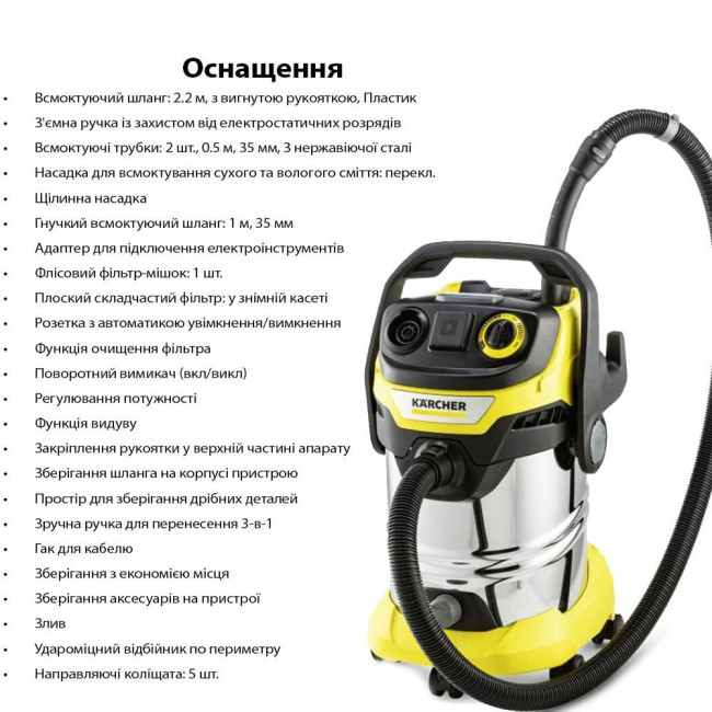 Пылесос Karcher WD 6 P S V-30/6/22/T (1.628-360.0)