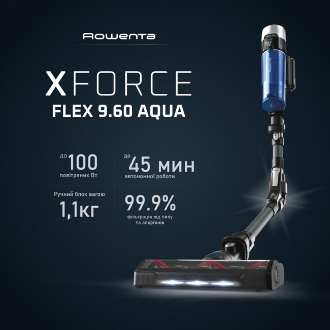 Ручной пылесос Rowenta X-Force 9.6 Aqua Animal RH20C7WO