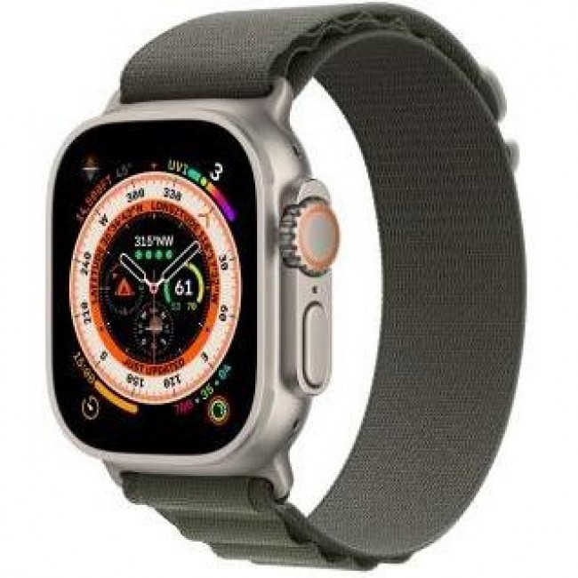Apple Alpine Loop Band Small для  Watch 49mm - Green (MQE23)