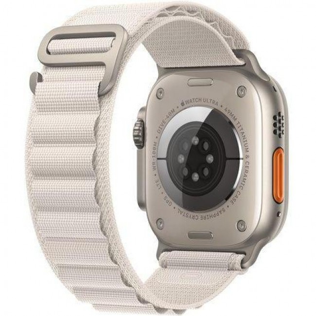Apple Alpine Loop Band Small для  Watch 49mm - Starlight (MQE53)