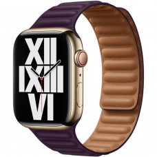 Apple Dark Cherry Leather Link M/L (ML7N3) для  Watch 40/41mm