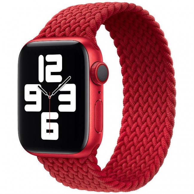 Apple Product Red Braided Solo Loop - Size 5 для  Watch 38/40mm (MY7K2)