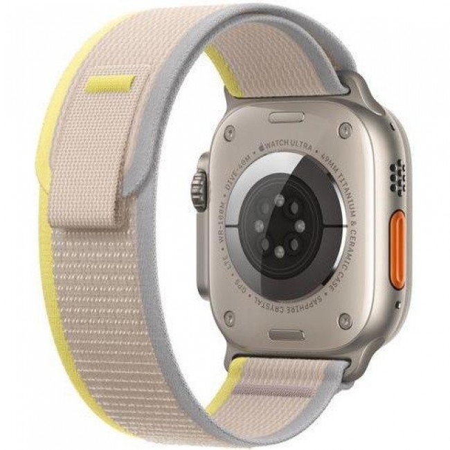 Apple Trail Loop Band S/M для  Watch 49mm - Yellow/Beige (MQEG3)