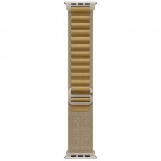 Apple Ремінець  Alpine Loop Tan - Natural Titanium Finish для  Watch 44/45/46/49mm - Small (MXN13)
