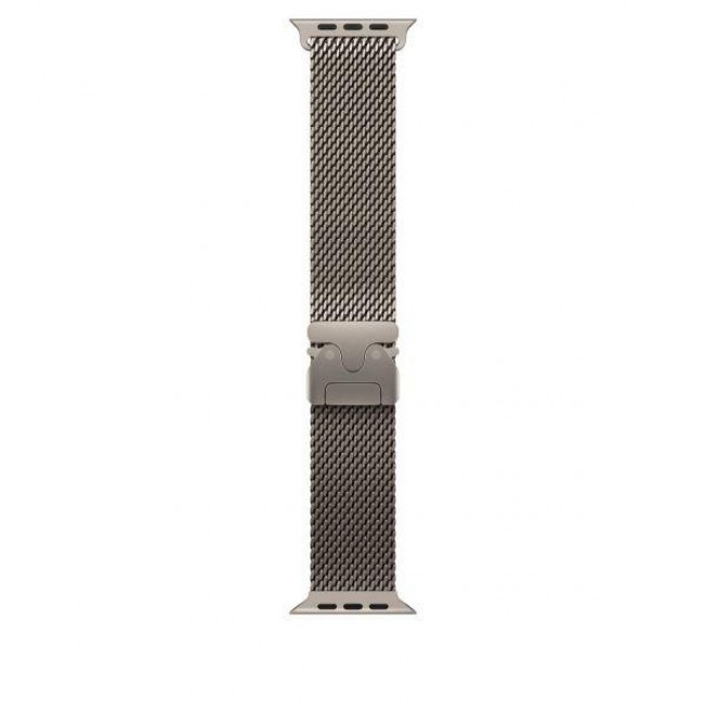 Apple Milanese Loop Natural Titanium для Watch 44/45/46/49mm - Small (MXKC3)