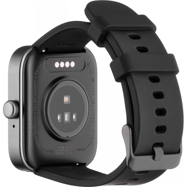 Смарт-годинник 2E Alpha SQ Music Edition 46mm Black (2E-CWW40BK)