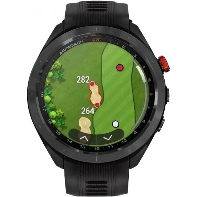 Garmin Approach S70 47mm B. Ceramic Bezel w. Black S. Band (010-02746-02/12)