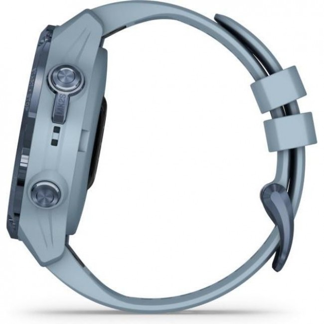 Garmin Descent Mk2S Mineral Blue with Sea Foam Silicone Band (010-02403-07)