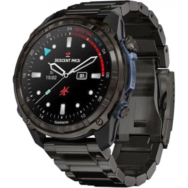 Garmin Descent Mk3i 51mm Carbon Gray DLC Titanium with DLC Titanium Band (010-02752-13/14)