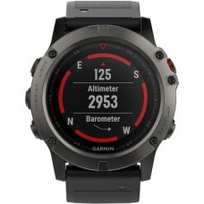 Garmin Fenix 5x Slate Gray Sapphire With Black Band (010-01733-00)
