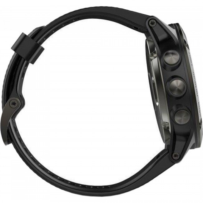 Garmin Fenix 5x Slate Gray Sapphire With Black Band (010-01733-00)