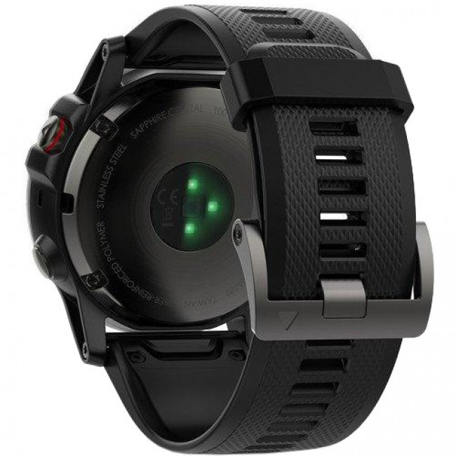 Garmin Fenix 5x Slate Gray Sapphire With Black Band (010-01733-00)