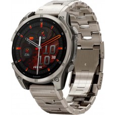 Смарт-годинник Garmin Fenix 8 47mm AMOLED Sapphire Titanium with Vented Titanium Bracelet (010-02904-40)
