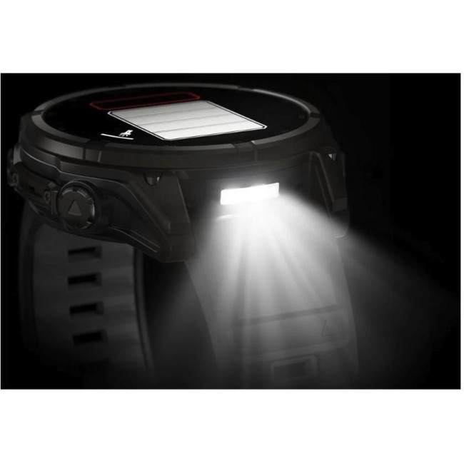Garmin Fenix 8 47mm Solar Sapphire Carbon Gray DLC Titanium w. Black/Pebble Gray S. Band (010-02906-10/11/7