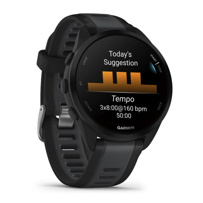 Смарт-годинник Garmin Forerunner 165 Black/Slate Gray (010-02863-20)