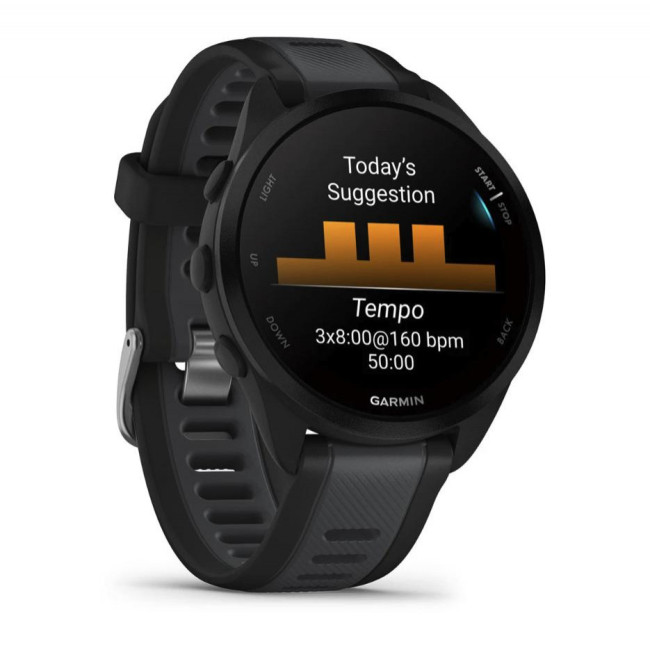 Смарт-часы Garmin Forerunner 165 Music Black/Slate Gray (010-02863-30)