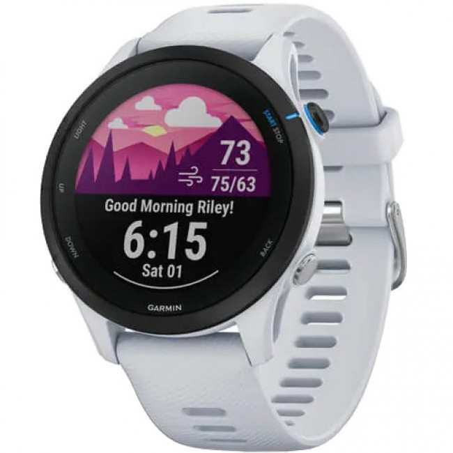 Смарт-часы Garmin Forerunner 255 Music Whitestone (010-02641-21/31/58)