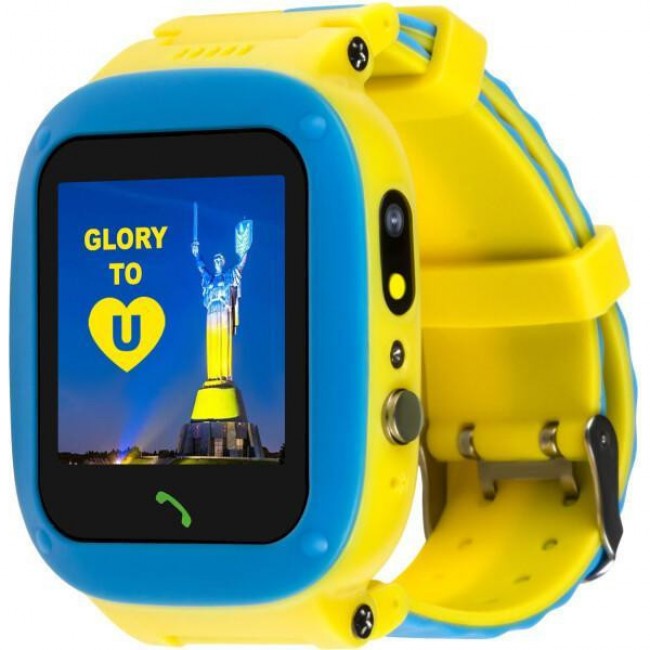 Смарт-часы AmiGo GO004 Splashproof Camera+LED GLORY Blue-Yellow