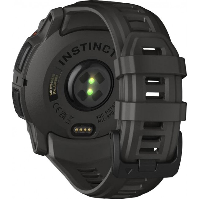 Garmin Instinct 3 50mm Solar Black with Charcoal Band (010-02935-00)