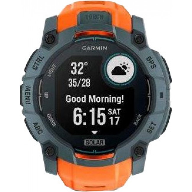 Garmin Instinct 3 50mm Solar Twilight with Solstice Band (010-02935-01)