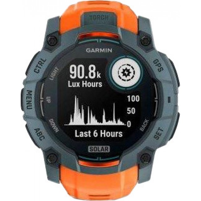 Garmin Instinct 3 50mm Solar Twilight with Solstice Band (010-02935-01)