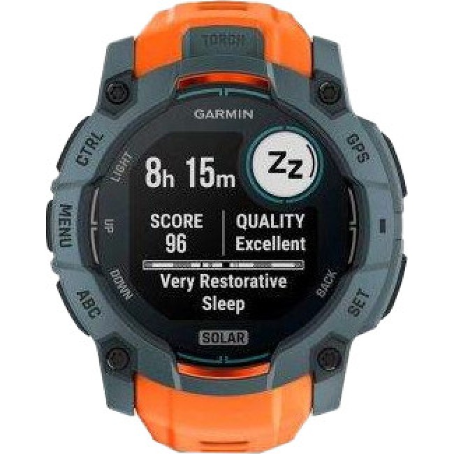 Garmin Instinct 3 50mm Solar Twilight with Solstice Band (010-02935-01)