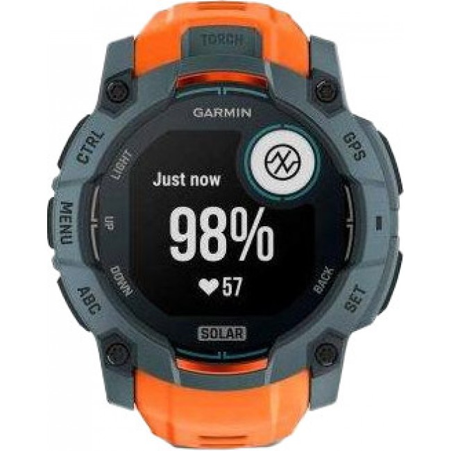 Garmin Instinct 3 50mm Solar Twilight with Solstice Band (010-02935-01)