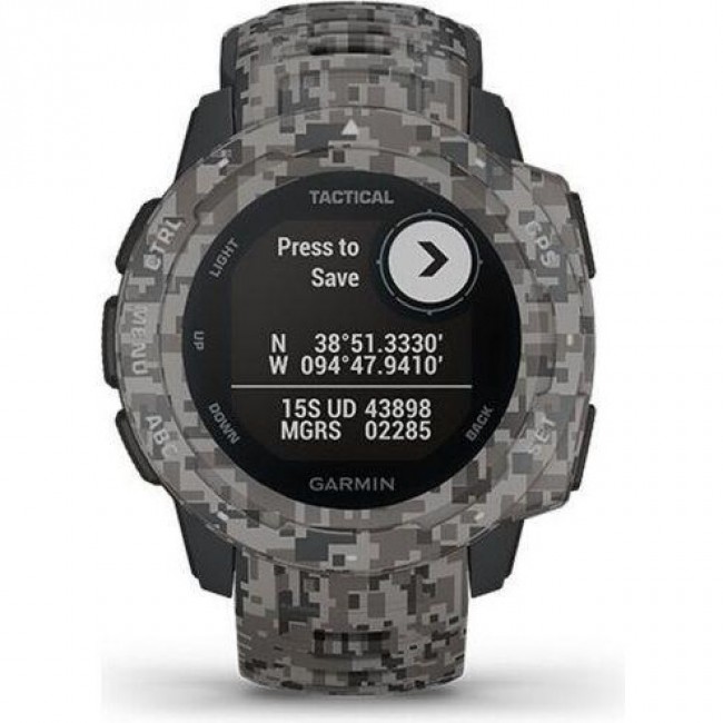 Garmin Instinct Tactical Edition Outdoor GPS Watch Camo Graphite (010-02064-C4)