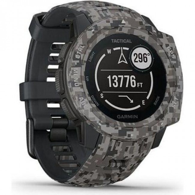 Garmin Instinct Tactical Edition Outdoor GPS Watch Camo Graphite (010-02064-C4)