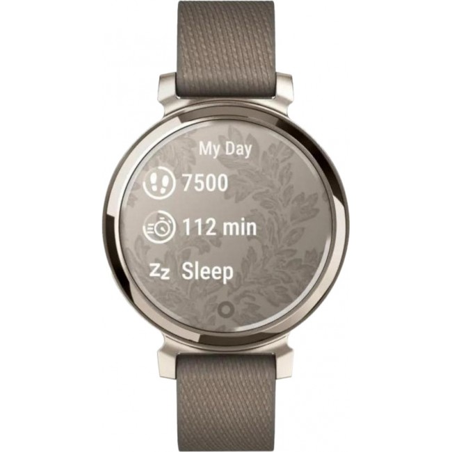 Смарт-часы Garmin Lily 2 Classic Cream Gold with Coffee Nylon Band (010-02839-14/62)