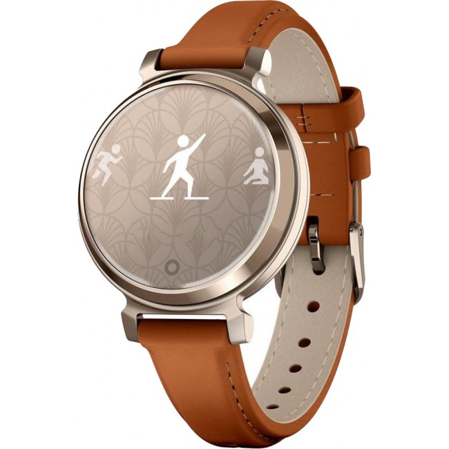 Garmin Lily 2 Classic Cream Gold with Tan Leather Band (010-02839-02/60)