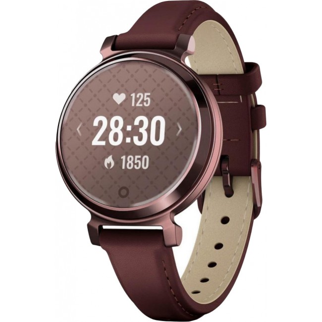 Смарт-годинник Garmin Lily 2 Classic Dark Bronze with Mulberry Leather Band (010-02839-03/61)