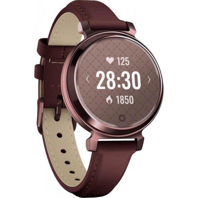 Смарт-годинник Garmin Lily 2 Classic Dark Bronze with Mulberry Leather Band (010-02839-03/61)