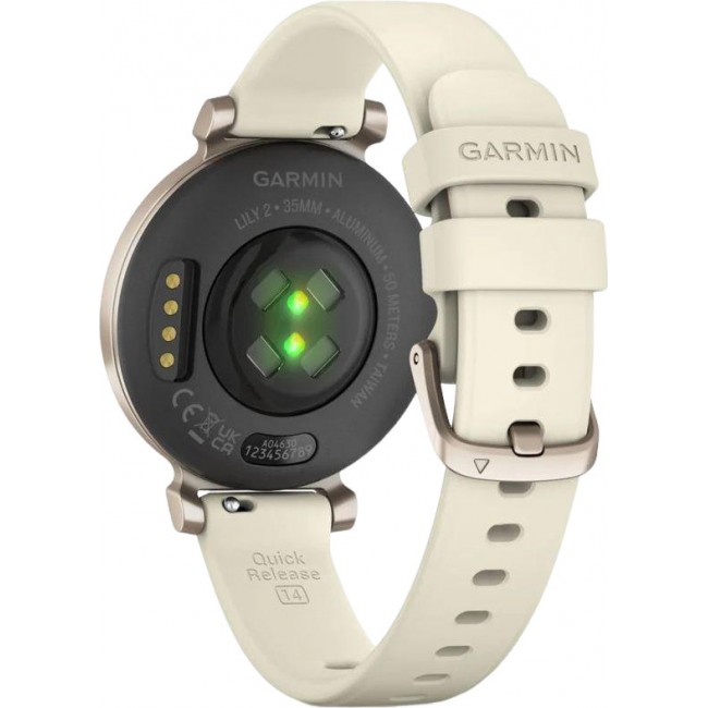 Смарт-часы Garmin Lily 2 Cream Gold with Coconut Silicone Band (010-02839-00/20)