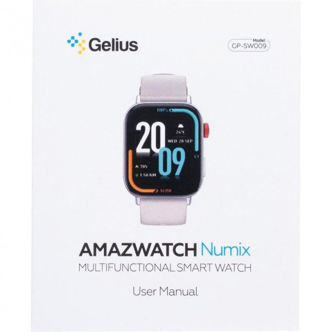 Gelius Pro GP-SW009 Amazwatch Numix Silver