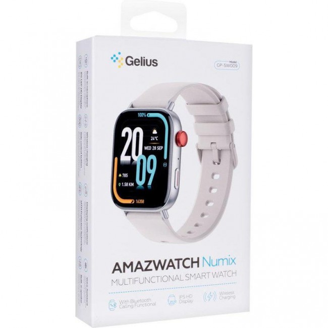 Gelius Pro GP-SW009 Amazwatch Numix Silver